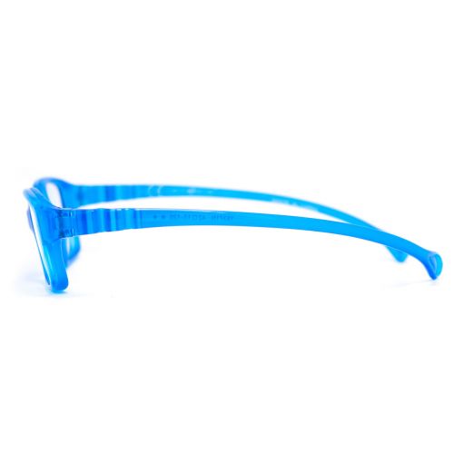15371 Rectangle Eyeglasses Dark Blue - size  42