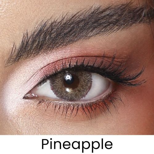 Pineapple Colored Contact Lens - Monthly