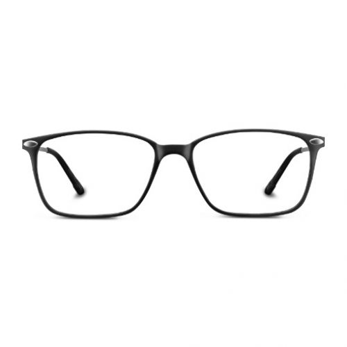 Bao Blue Light Rectangle Eyeglasses Black