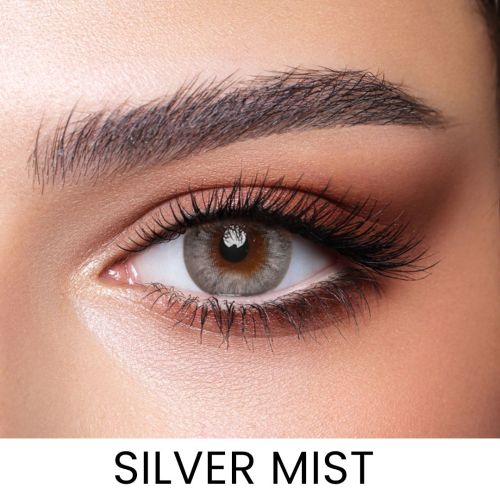 Diamond 3M Silver Mist Colored Contact Lens - Quarterly