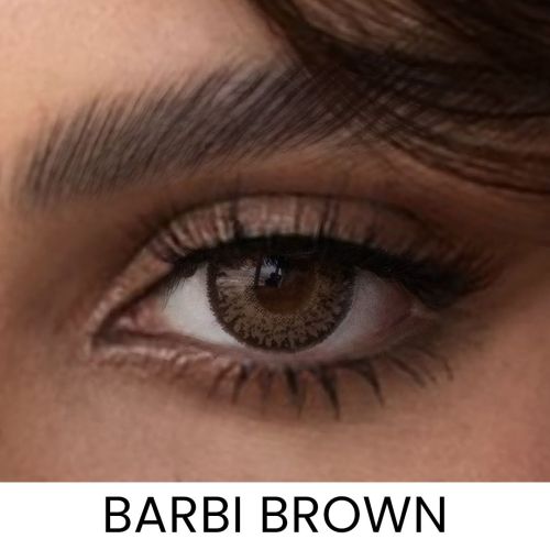 Barbi BrownColored Contact Lens - Monthly