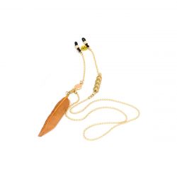 Sunny Cords Gold Sunglass Chain - Feather C Gold