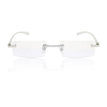 Bdplus Readers Silver Rimless Ready Reader with P0100 power