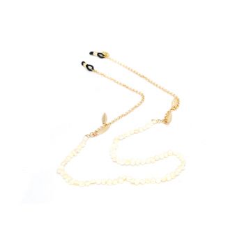 Sunny Cords White Sunglass Chain - Bead It Pearl