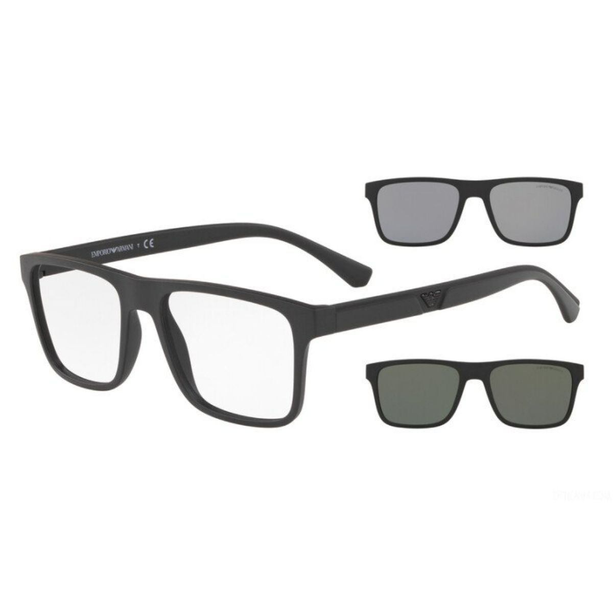 EA4115 Rectangle Eyeglasses 58011W - size  54