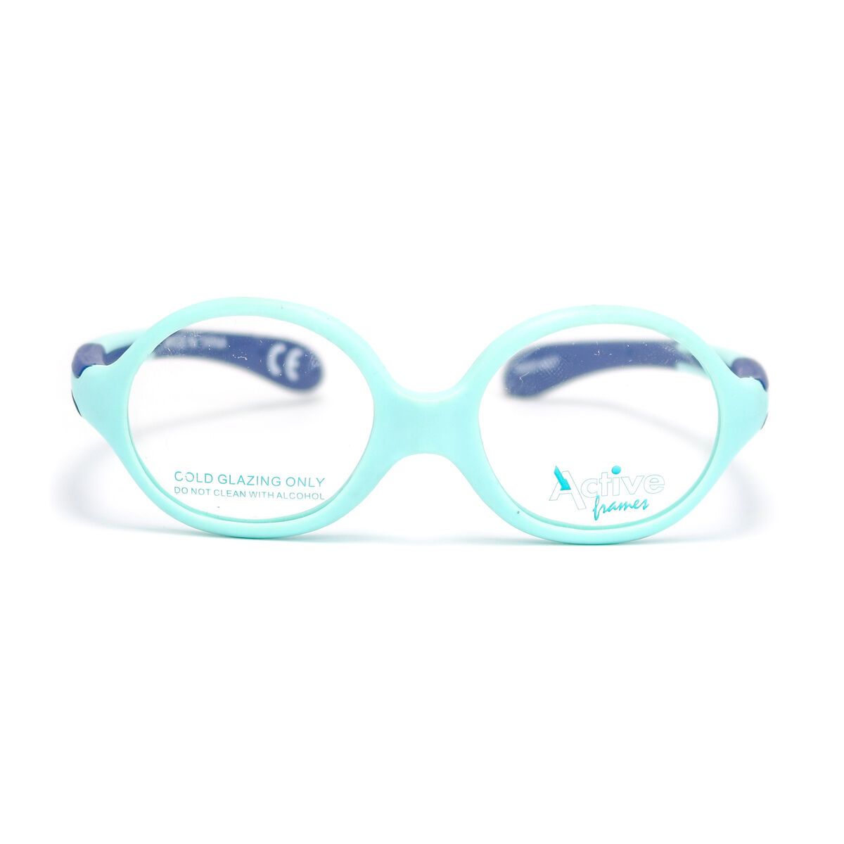 15707 Round Eyeglasses LGTBLU - size  37