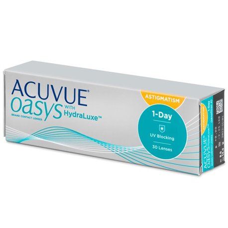 Acuvue 1 Day Oasys Toric Lens - Daily 30 PK 
