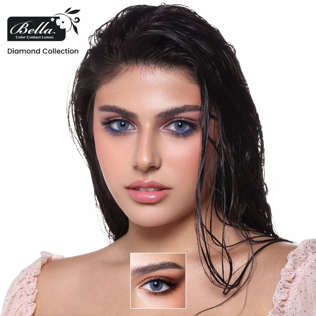 Diamond Moon Stone Colored Contact Lens - Monthly