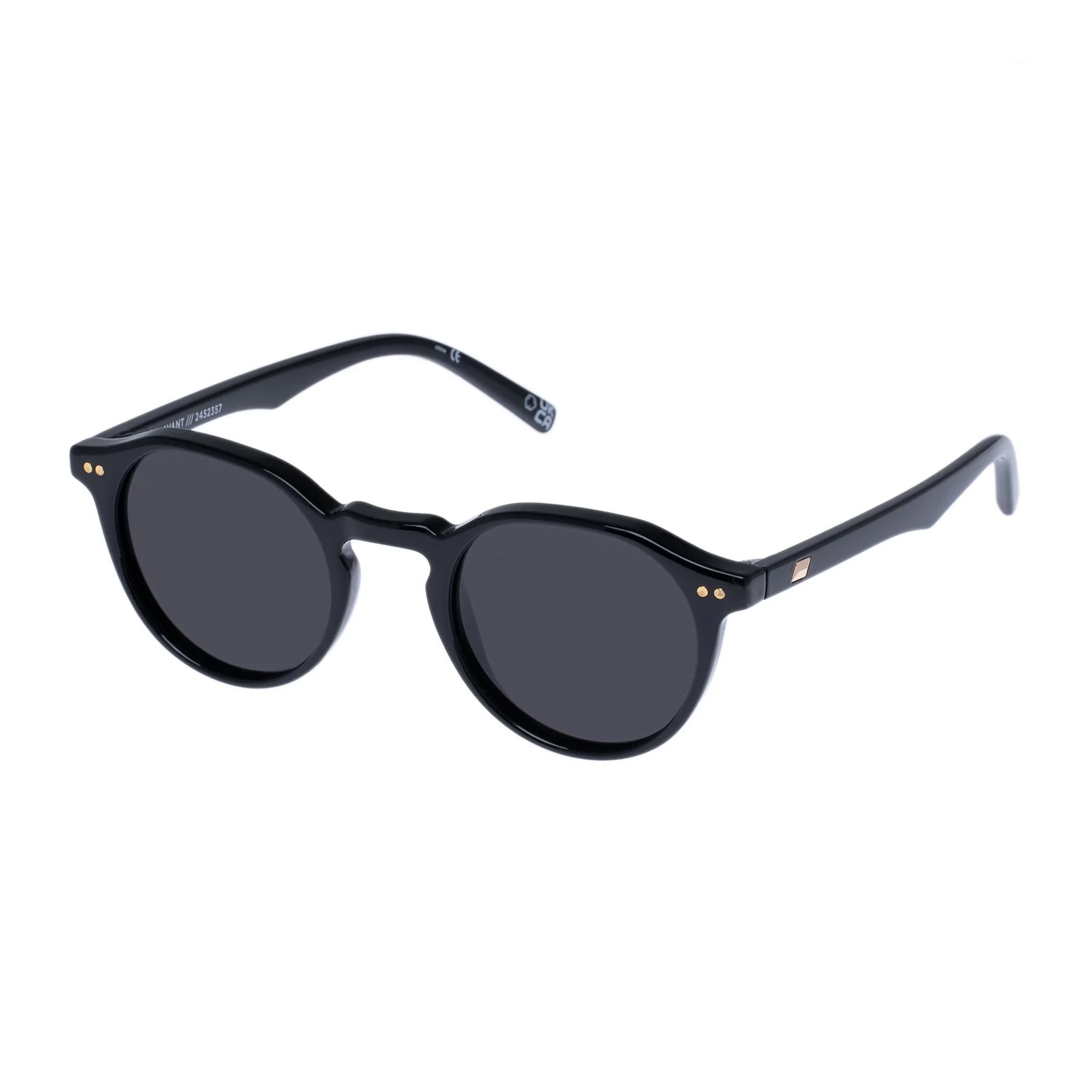 GALAVANT Round Sunglasses BLACK - size 48