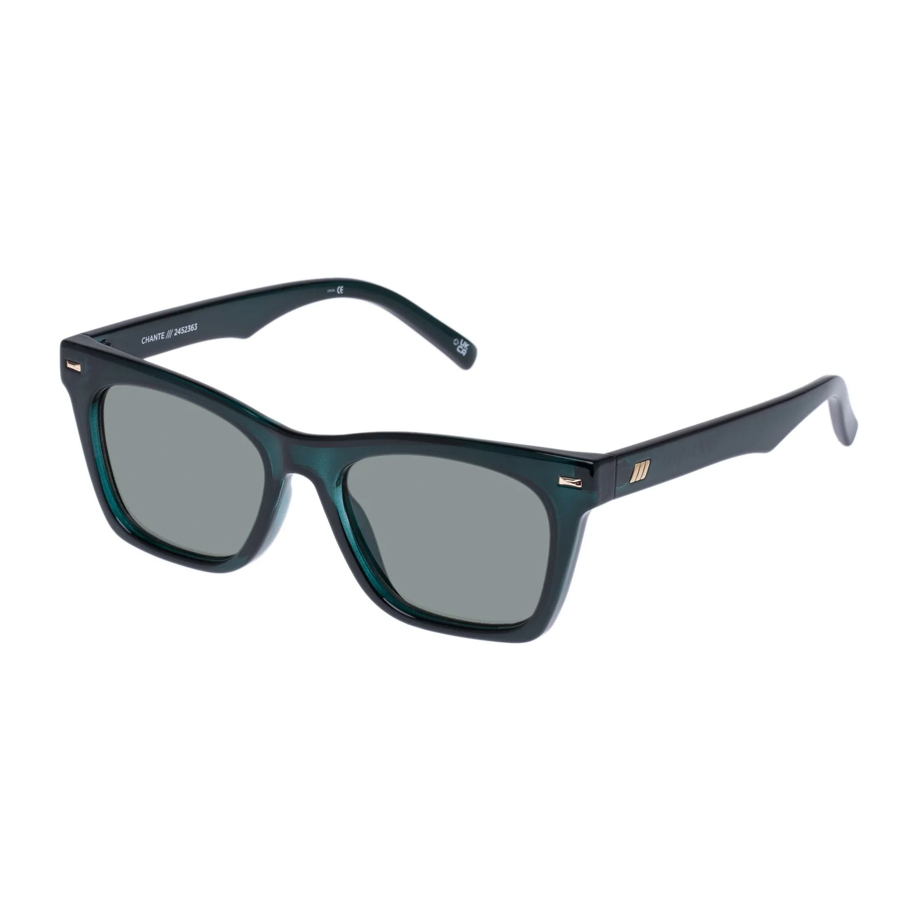 CHANTE Cateye Sunglasses DARK BOTTLE GREEN - size 53
