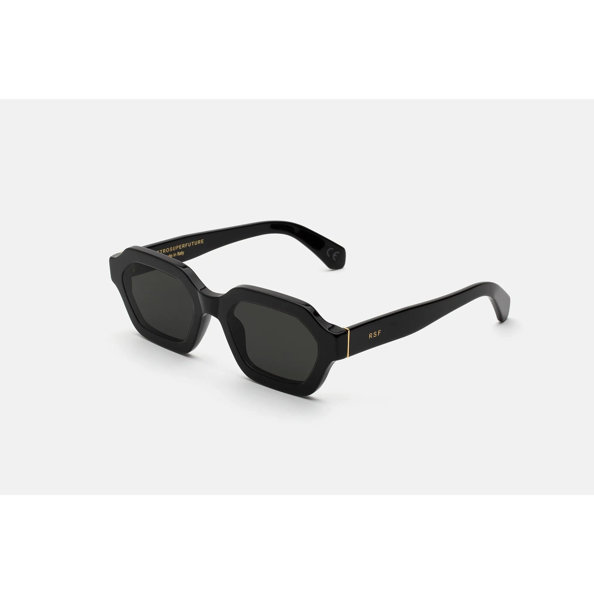 POOCH BLACK Irregular Sunglasses F52 - size 54