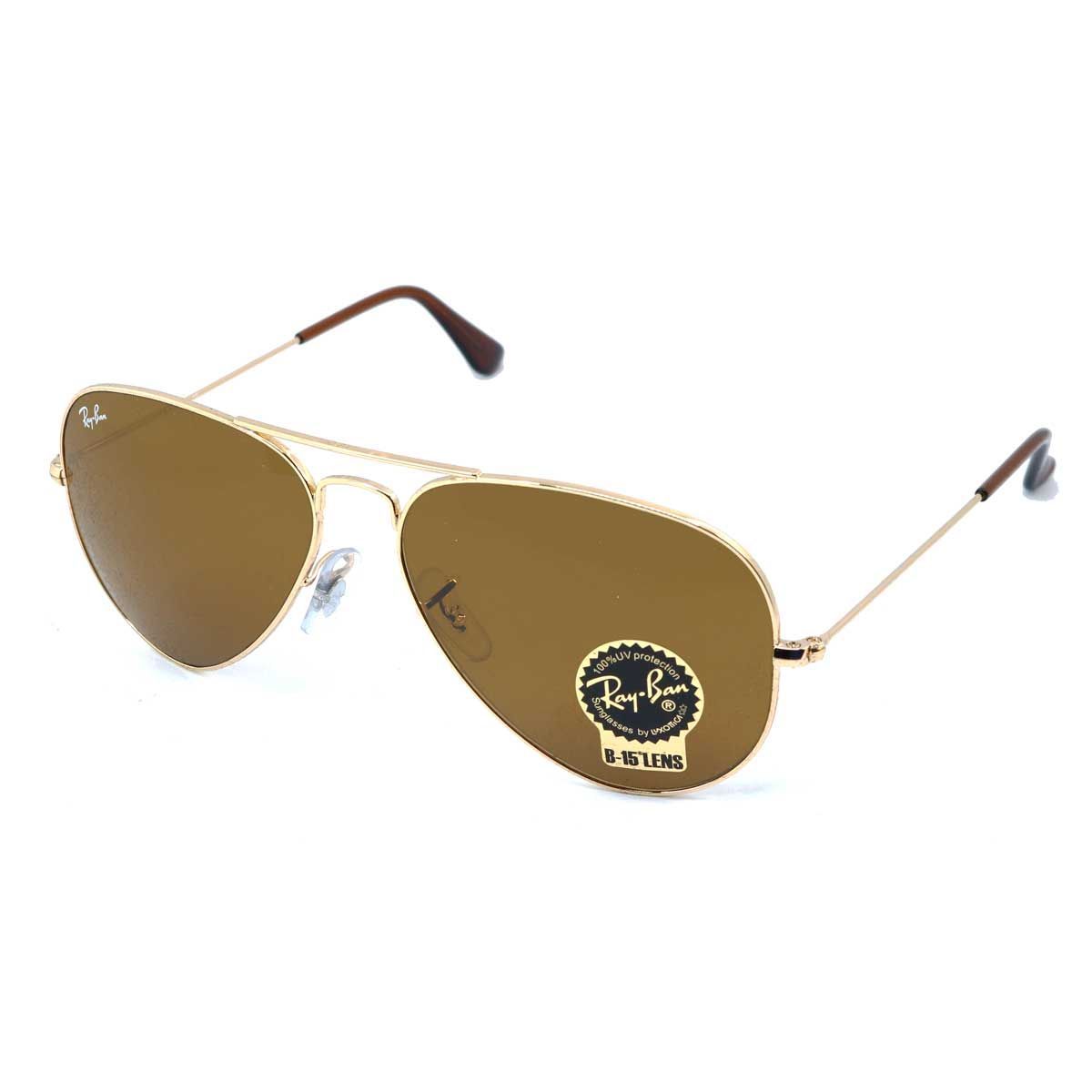 RB3025 Pilot Sunglasses 0001 33 - size 55