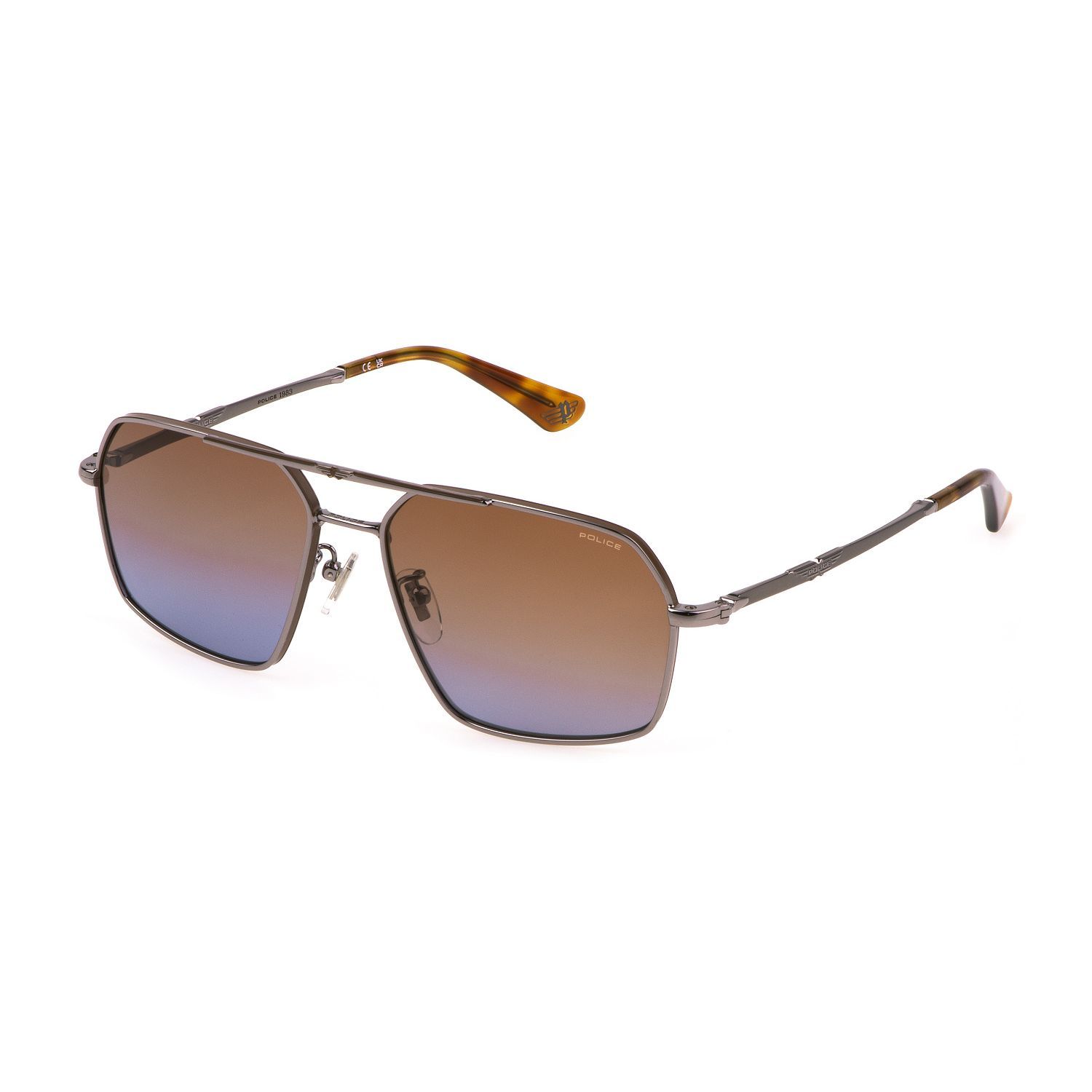 SPLL86M Geometric Sunglasses 0SC2 - size 58