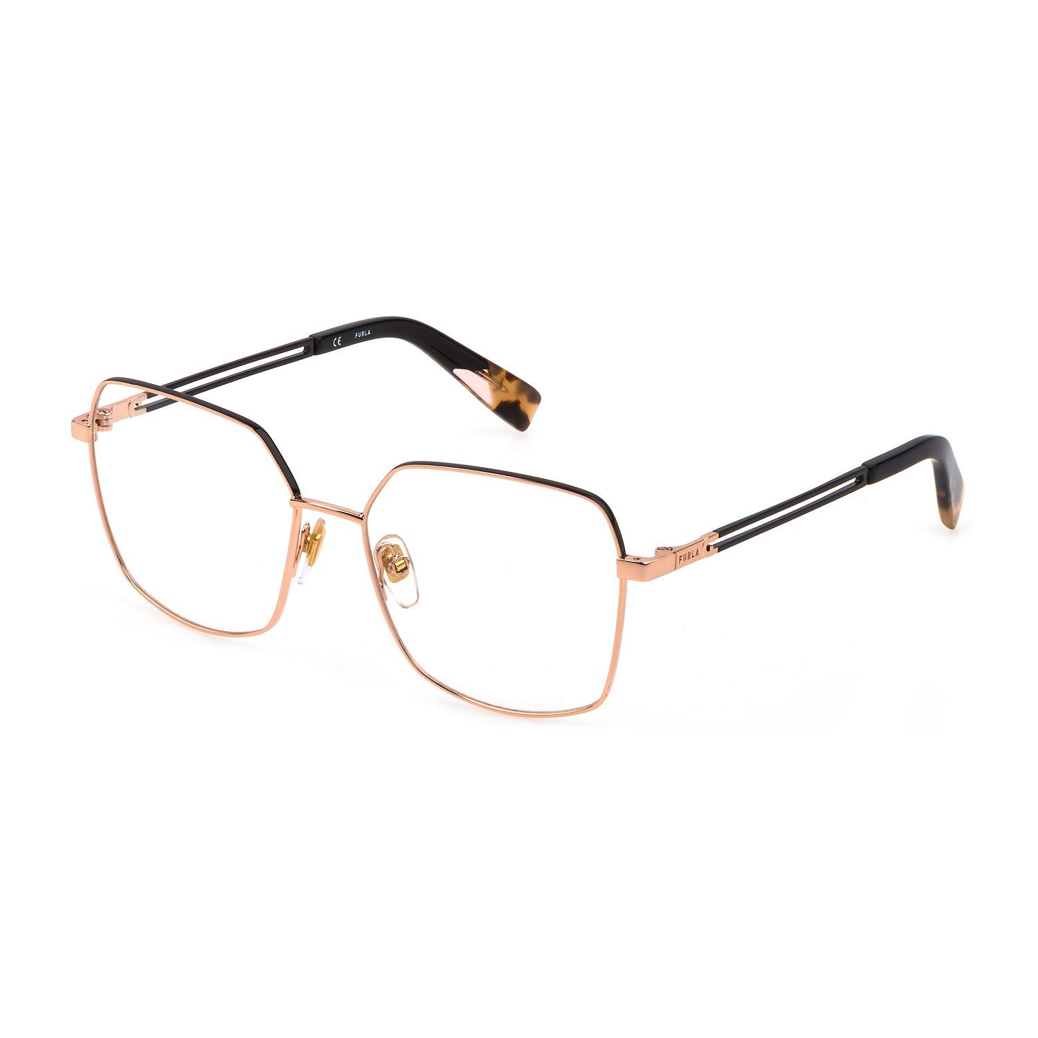 VFU506 Square Eyeglasses 08MZ - size 55